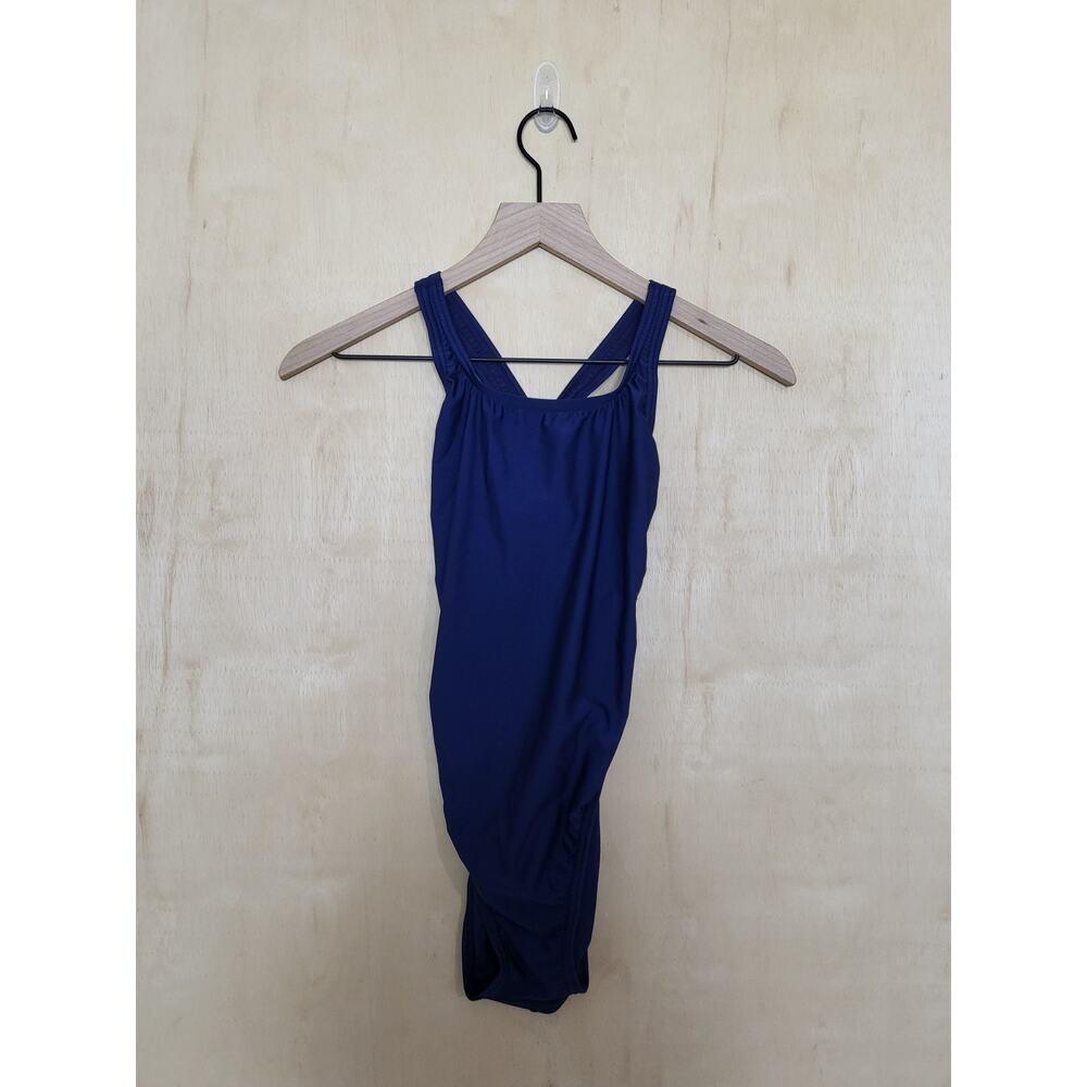 Size:8 Speedo Women's ProLT Back Swimsuit Blue
